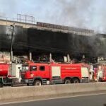 Yoff : Un violent incendie fait des dégâts considérables à l’Hypermarché Exclusive.