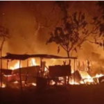 Incendie au marché central de Kaffrine : plusieurs cantines ravagées par les flammes