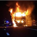 Route nationale numéro 7 : Un camion prend feu, des personnes meurent calcinées
